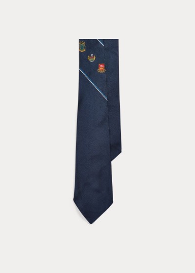 Polo Ralph Lauren Crest Silk Club Slips Herre Danmark (QYFSN9624)